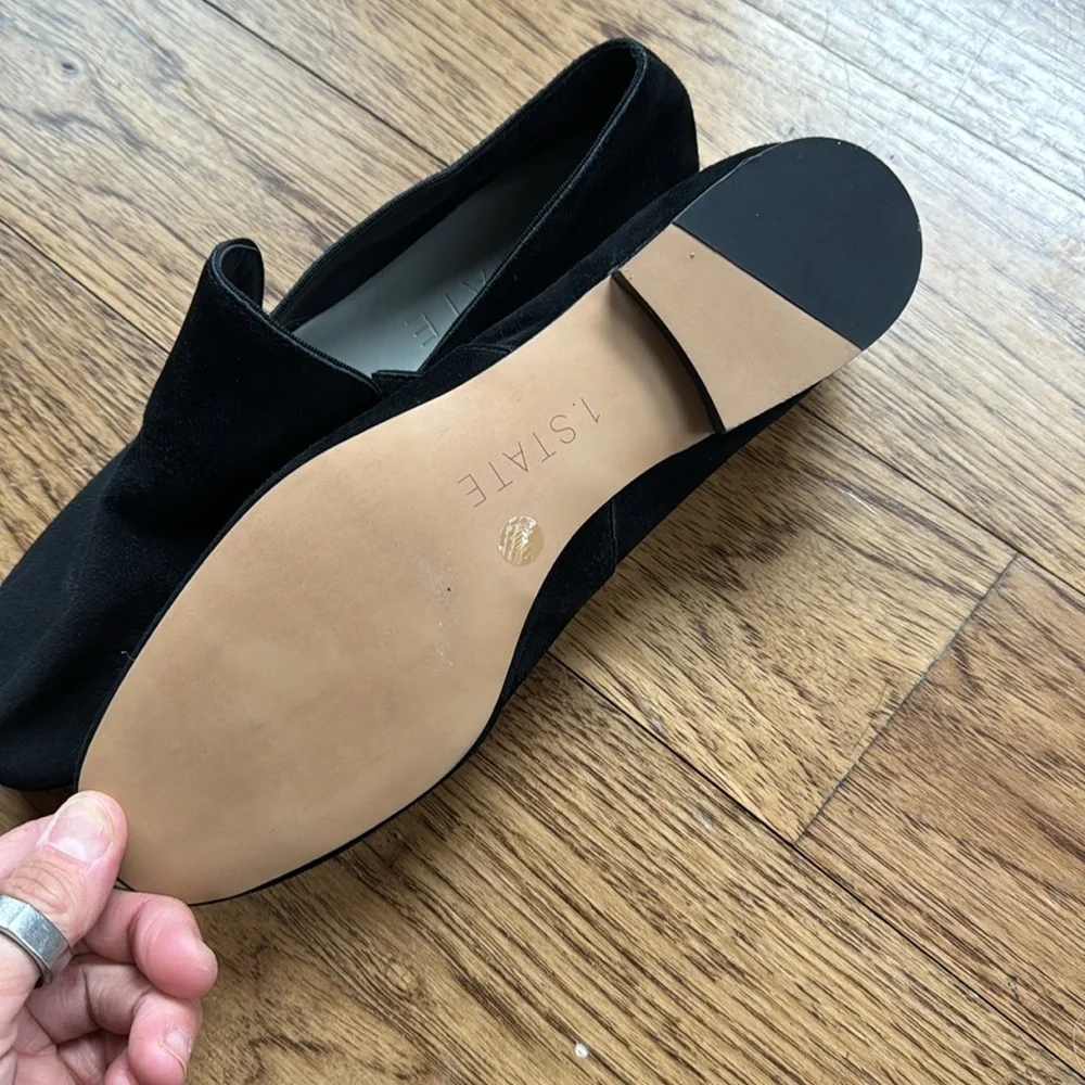 1. STATE willasa velvet slip-on loafer black 7.5